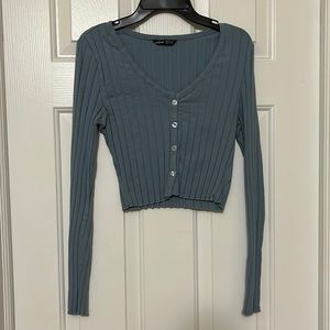 Light blue Shein cropped long sleeve S